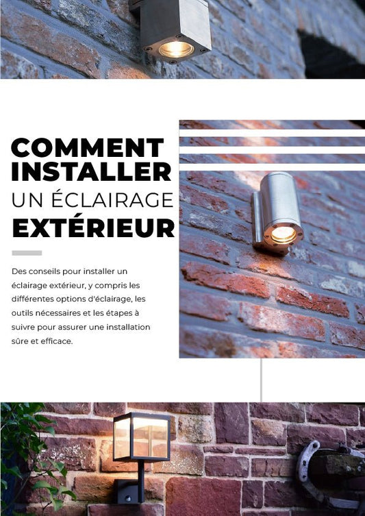 Livre numérique '' Comment installer un éclairage extérieur'' - Brico Écono Cuisine