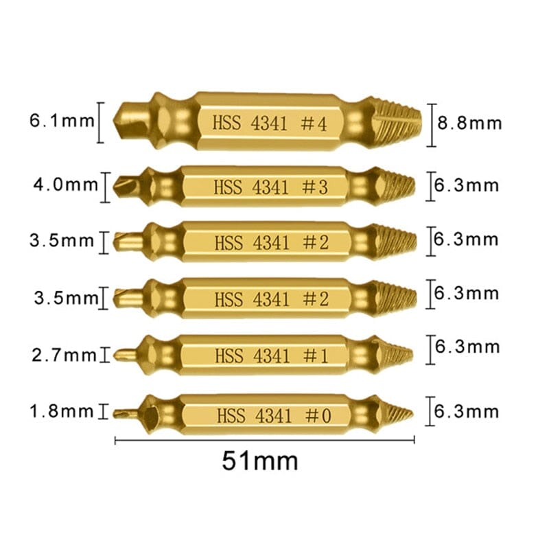 ScrewExtractor™ - Extracteur de vis en titane - BricoModerne